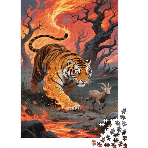 Tiger Puzzles 1000 Teile Erwachsene Farbenfrohes Legespiel Herausforderung Spielzeug Puzzle-Geschenk Home Dekoration Tiger Puzzles 1000 Teile Erwachsene Farbenfrohes Legespiel Herausforderung Spielzeug Puzzle-Geschenk Home Dekoration von KUANGYUH
