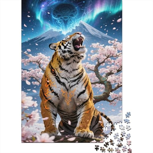 Tiger Puzzles 1000 Teile Erwachsene Puzzlespiele Herausforderung Spielzeug Puzzle-Geschenk Home Dekoration Tiger Puzzles 1000 Teile Erwachsene Puzzlespiele Herausforderung Spielzeug Puzzle-Geschenk Home Dekoration von KUANGYUH