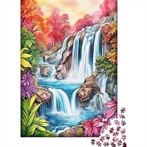 Wasserfall Puzzle 1000 Teile Erwachsene Pädagogisches Spiel Herausforderung Spielzeug Geschenke Für Männe Home Dekoration Wasserfall Puzzle 1000 Teile Erwachsene Pädagogisches Spiel Herausforderung Spielzeug Geschenke Für Männe Home Dekoration von KUANGYUH