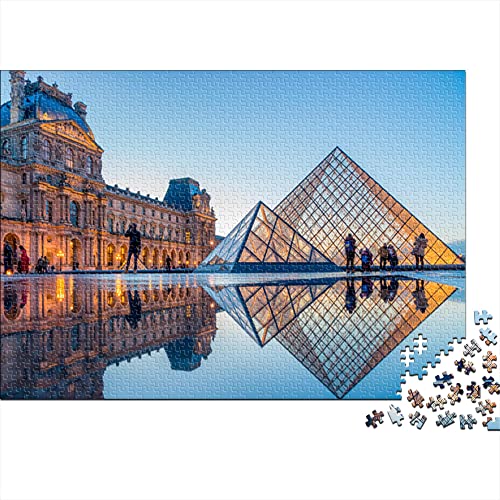 1000-Teile-Puzzle für Erwachsene Louvre - View|A955 Puzzle für Erwachsene und Jugendliche Puzzlespiel Artwork Puzzles DIY Geschenke für Erwachsene 38x26cm von KUANGZEHUA