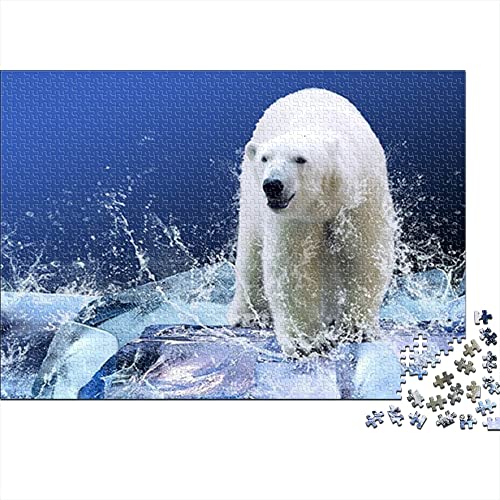 1000 Teile Puzzles für Erwachsene Eisbär - Tier | A746 Puzzle Verlaufspuzzle Schwierig und Herausforderung Lernspielzeug zum Stressabbau für Erwachsene Kinder 38 x 26 cm 1000 Teile Puzzles für Erwachsene Eisbär - Tier | A746 Puzzle Verlaufspuzzle Schwierig und Herausforderung Lernspielzeug zum Stressabbau für Erwachsene Kinder 38 x 26 cm von KUANGZEHUA