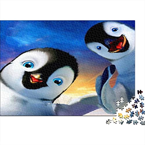 1000-teiliges Puzzle für Erwachsenen Pinguin – Tier | A483 Familienpuzzle aus Karton, Gehirn-Herausforderung für Kinder, Erwachsene, 38 x 26 cm 1000-teiliges Puzzle für Erwachsenen Pinguin – Tier | A483 Familienpuzzle aus Karton, Gehirn-Herausforderung für Kinder, Erwachsene, 38 x 26 cm von KUANGZEHUA