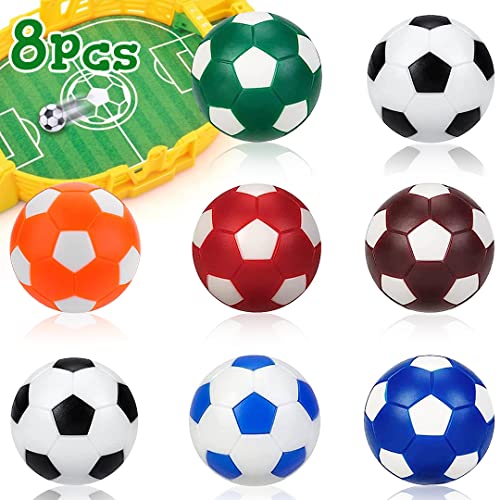Kickerbälle 32mm, 8 Stück Profi Tischkicker Bälle Klein Mini Kicker Tischfussball Bälle aus ABS Kunststoff, Bunt Kickerball Ersatzbälle Tischfußball für Kinder Erwachsene Kickertisch Spiel Zubehör Kickerbälle 32mm, 8 Stück Profi Tischkicker Bälle Klein Mini Kicker Tischfussball Bälle aus ABS Kunststoff, Bunt Kickerball Ersatzbälle Tischfußball für Kinder Erwachsene Kickertisch Spiel Zubehör von KUAOWT