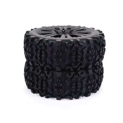 2 STÜCKE 17mm Nabe Felge & amp;Reifen Reifen for 1/8 Offroad RC Car Buggy Redcat Team Losi VRX HPI for KYOSHO HSP Carson Hobao von KUENCE
