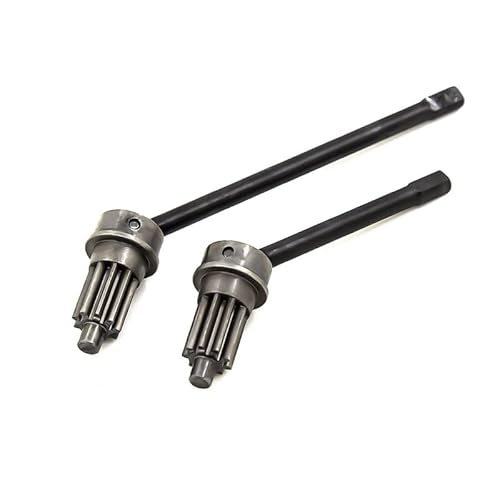 2 Stück Stahl Vorderachse CVD Antriebswelle for 1/10 RC Crawler for TRAXXAS TRX4 TRX-4 TRX6 Upgrade Teile Zubehör von KUENCE