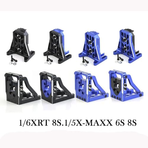 2 stücke Metall Verbesserte Motor Halterung Sitz Schnelle Demontage for TRAXXAS 1/5 X-Maxx XMAXX 6S 8S 1/6 XRT RC Auto Upgrade Teile(Rear Mount Seat 1) von KUENCE
