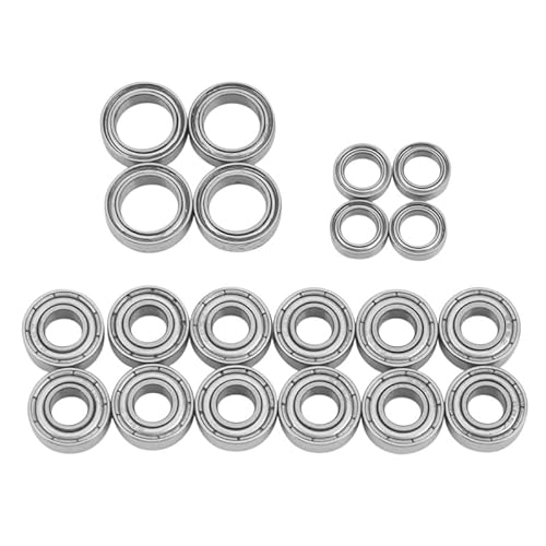 20-teiliges Kugellager-Kit for Tamiya TT01 TT-01 TT01D TT01E TT01R DF02 1/10 RC Car Upgrade Teile von KUENCE