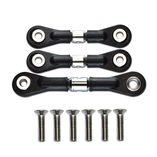 3pcs Lenkverbindungsstange Servo -Stange for Tamiya TT-02 TT-02T TT02 TT02T 1/10 RC Auto -Upgrade -Teilezubehör(Light Green) von KUENCE