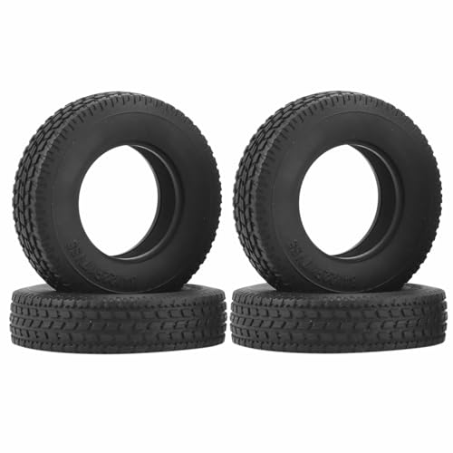 4 Stück 20 mm Hartgummireifen for 1/14 Tamiya RC Sattelzugmaschine Kipper Man King Hauler ACTROS Scania Upgrade-Teile von KUENCE