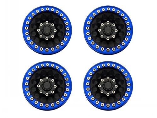 4 stücke Aluminiumlegierung 1.9 Beadlock-Rad-Felgen for 1/10 Rc Crawler for TRAXXAS. TRX4 RC4WD D90. for Axial SCX10 90028 90035 90046 90047 D110 von KUENCE