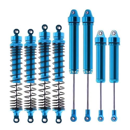 8 Stück Kompatibel mit for TRAXXAS 1/7 UDR Metall Stoßdämpfer vorne hinten 8460 8450 for 1/7 RC Car for TRAXXAS Unlimited Desert Racer(Sky Blue) von KUENCE