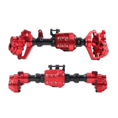 Aluminium vorne hinten TRX4. Portal Achsengehäuse for 1/10 Rc Crawler for TRAXXAS. TRX-4. Verteidiger G500 Bronco Sport Metal-Upgrade-Teile(Rood) von KUENCE