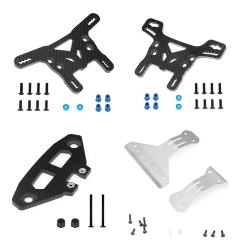Carbon Fiber Bumper Plate Shock Tower Chassis Rüstung Schutz for Tamiya XV02 XV-02 Pro 58707 1/10 RC Auto Upgrades Teile Carbon Fiber Bumper Plate Shock Tower Chassis Rüstung Schutz for Tamiya XV02 XV-02 Pro 58707 1/10 RC Auto Upgrades Teile von KUENCE