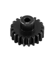 KUENCE 0,8M 32P 3,175mm 10-11-12-13-14-15T-16-17-18-19-20-21-22-23-24T 45# Ritzel aus gehärtetem Stahl for 1/10 RC-Car(20 T) von KUENCE