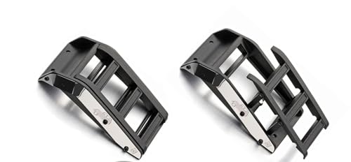 KUENCE 1/10 RC Autozubehör Einziehbare Leitertreppe for 2021 Bronco Defender for Axial SCX10 III Treppenhaus RC Auto Upgrade von KUENCE