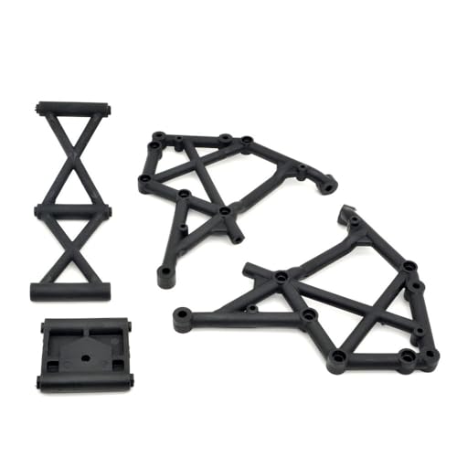 KUENCE 1/7 DBX-07 DBX07 RC Desert Buggy Auto Originalzubehör Reserveradhalterung Rahmen Reserverad Fester Sitz 8638 von KUENCE