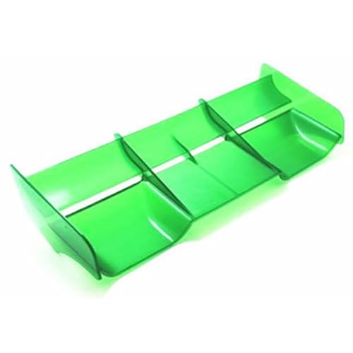 KUENCE 1/8 Buggy RC Autos RC Kunststoff Nylon Heckflügel for 1/8 Nitro Electric Powered Off Road BuggyTruck Remote(Green) von KUENCE
