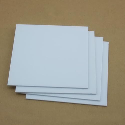 KUENCE 1 Stück weißes ABS-Kunststoffplatten-Modellblattmaterial for DIY-Modellteil-Zubehör, Dicke 0,5 mm/0,8 mm/1 mm/1,5 mm/2 mm/3 mm/4 mm/5 mm(250x250x1.5mm) von KUENCE