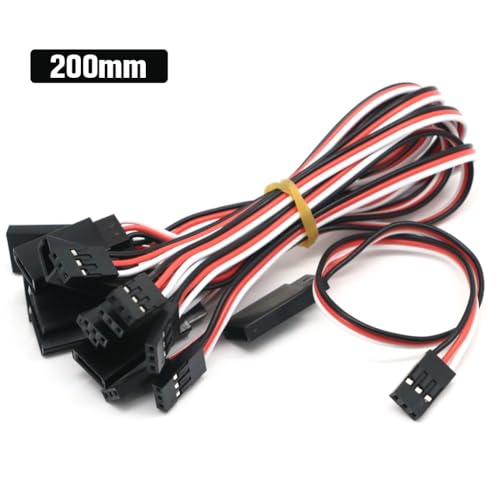 KUENCE 10 Teile/los 10 cm 15 cm 30 cm 50 cm 100 cm 150 cm 200 cm RC Servo Verlängerung Kabel Kabel Draht 150mm Blei JR Großhandel(20CM) von KUENCE