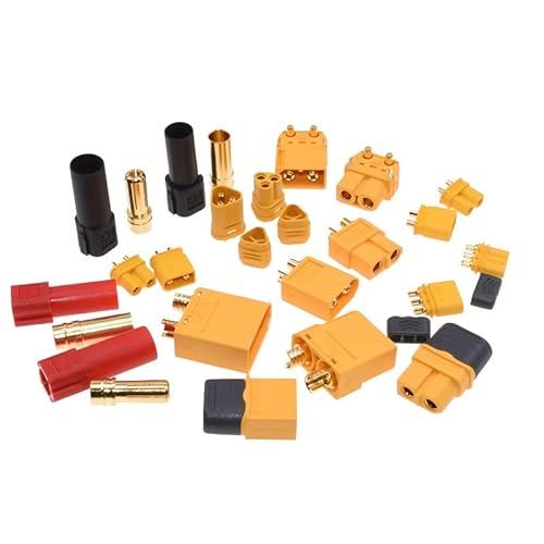 KUENCE 10 stücke XT60 XT-60 Männlich Weiblich XT30 XT90 EC3 T-stecker Rundstecker Stecker for RC Lipo Batterie xt60 stecker xt60 stecker(5 Pairs T-Plug) von KUENCE