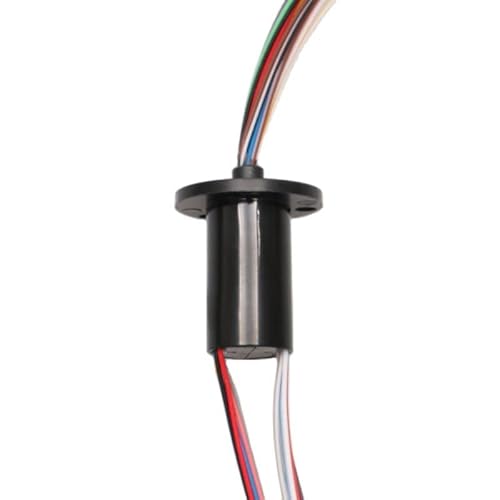 KUENCE 2/4/6/8/12/18 Kanal Micro Rotate Schleifring 2A Durchmesser 12,5 mm for RC Bagger Modell DIY Gimbal Elektrische Sammlerringe (Color : Dia.12.5mm 18CH 2A) von KUENCE