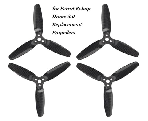 KUENCE 2 Paar 5042 Haupt-3-Blade-Propeller-Rotor-Kohlefaser-Requisiten for Papagei BBOP Drone 3.0 8088 8x8.8 for Papagei AR. DRONE1.0 2.0.(2 Pair 5042) von KUENCE