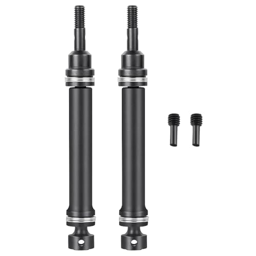 KUENCE 2 Stück Stahl-Antriebswelle vorne und hinten 4WD 1/16 RC Upgrade-Teile KUENCE 2 Stück Stahl-Antriebswelle vorne und hinten 4WD 1/16 RC Upgrade-Teile von KUENCE