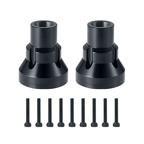 KUENCE 2 Stücke Aluminiumlegierung Hinterachsschale 1/8 4WD Fahrzeug LKW Schlamm König Sling Upgrade Teile von KUENCE