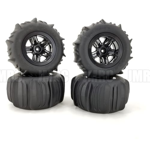 KUENCE 4 STÜCK Sandreifen for Taifun S900 / XLF X03A MAX RC Auto Truck 1/10 Schneewüstenrad-Upgrade Ersatzteile von KUENCE