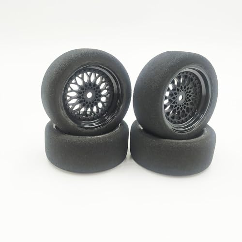 KUENCE 4 stücke/2 stücke for wltoys 144001 124019 124017 A959 Teile auf straßenschaumreifen 62 MM Rad passen 12 MM sechskant for 1/16 1/14 1/12 RC Autos(4pcs) von KUENCE
