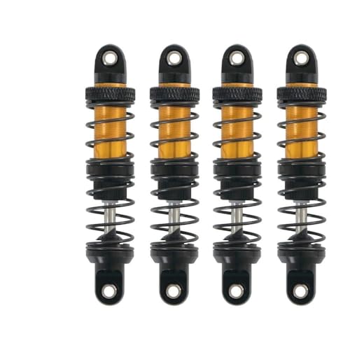 KUENCE 4 stücke RC. Rock Crawler Metall Öl Stoßdämpfer 70mm 80mm 90mm 100mm 110mm 120mm for SCX10. Gespenst TRX4 TRX6 AB. S IMA Sherpa(Golden 70mm) von KUENCE