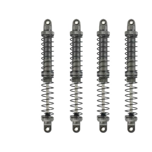 KUENCE 4 stücke RC. Rock Crawler Metall Öl Stoßdämpfer 70mm 80mm 90mm 100mm 110mm 120mm for SCX10. Gespenst TRX4 TRX6 AB. S IMA Sherpa(Gray 120mm) von KUENCE
