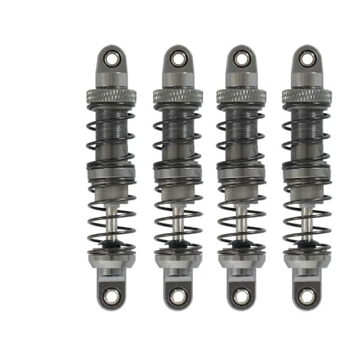 KUENCE 4 stücke RC. Rock Crawler Metall Öl Stoßdämpfer 70mm 80mm 90mm 100mm 110mm 120mm for SCX10. Gespenst TRX4 TRX6 AB. S IMA Sherpa(Gray 70mm) von KUENCE