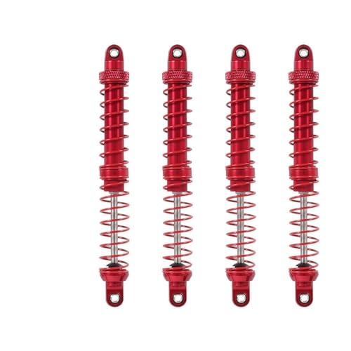 KUENCE 4 stücke RC. Rock Crawler Metall Öl Stoßdämpfer 70mm 80mm 90mm 100mm 110mm 120mm for SCX10. Gespenst TRX4 TRX6 AB. S IMA Sherpa(Red 120mm) von KUENCE