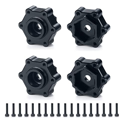 KUENCE 4Pcs Aluminum Alloy Hex Adapters Converter +5mm Widen 1/8 Car Upgrade Parts Accessories von KUENCE