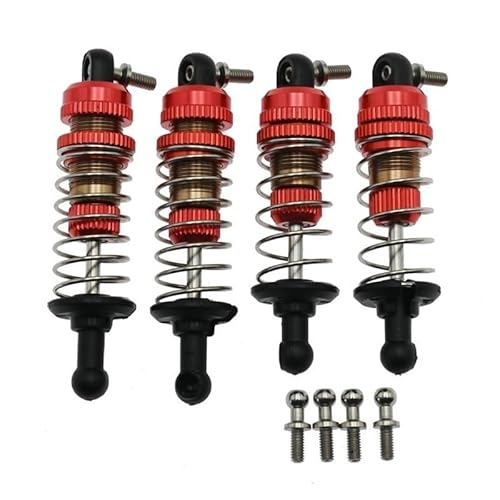 KUENCE 4Pcs Metall Öl Stoßdämpfer for SG1603 SG1604 SG1605 SG1606 UDIRC UD1601 UD1602 UD1603 UD1604 1/16 RC Auto Upgrade Teile von KUENCE