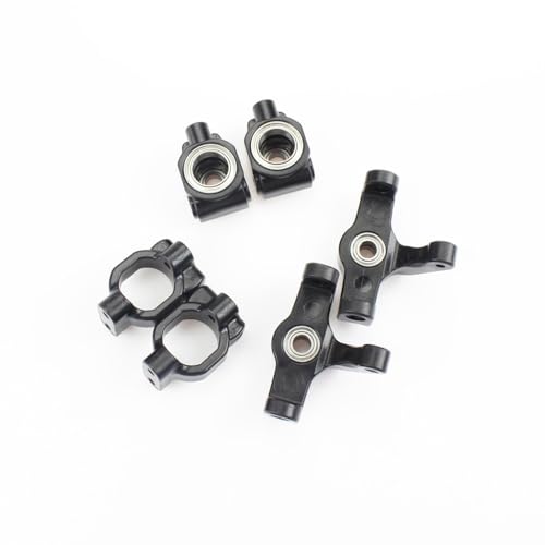 KUENCE 6 Stück vordere Lenkschale C Nabenträger Hinterradsitz for for wltoys 104001 1/10 RC Auto Upgrade Teile Zubehör von KUENCE