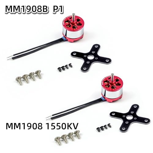KUENCE C20 1908 2050KV 1550KV 3,0 mm Welle Bürstenloser Außenläufermotor Bürstenloser Motor for RC-Flugzeuge Flugzeug Multi-Copter(MM1908B-P1) von KUENCE