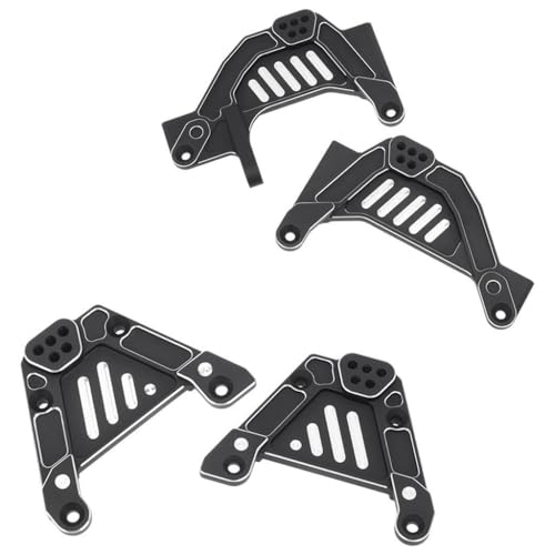 KUENCE CNC Aluminium JZD RC Shock Hoops Stoßstangenhalterung for 1/6 RC Crawler Auto Axial SCX6 Je-ep JLU Wrangler Upgrade Teile(2pcs3) von KUENCE
