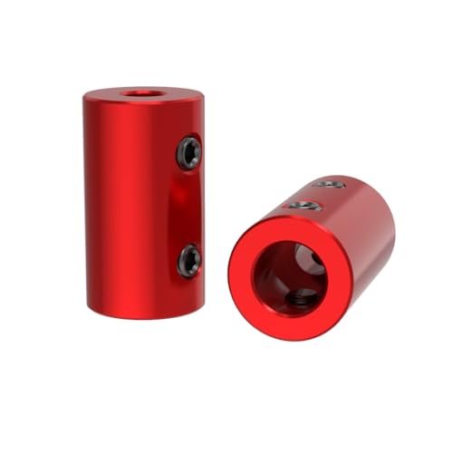 KUENCE D12L20 Bohrung 2 mm 3 mm 4 mm 5 mm 6 mm 8 mm 10 mm Aluminium Starre Kupplung Starre Wellenkupplung Motoranschluss for RC Boot Auto Flugzeug(2-2.3) von KUENCE