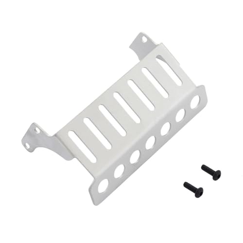 KUENCE Edelstahl-Achsschutz Chassis Armor Unterfahrschutz for Rc Crawler for Axial Scx10 Iii Axi03007 Upgrade-Teile(Front Bumper) von KUENCE