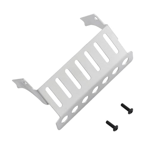 KUENCE Edelstahl-Achsschutz Chassis Armor Unterfahrschutz for Rc Crawler for Axial Scx10 Iii Axi03007 Upgrade-Teile(Rear Bumper) von KUENCE
