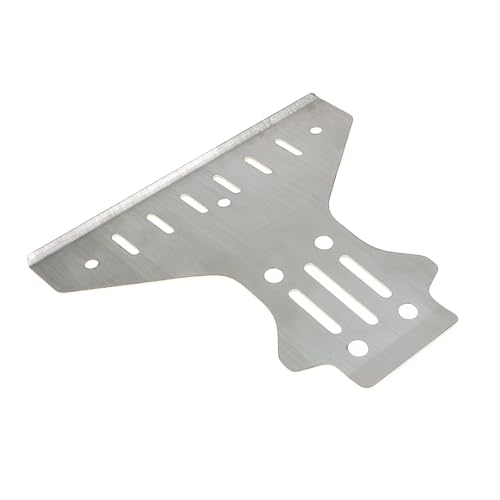 KUENCE Edelstahlschutz vorne/hinten Schutzrahmen RC Auto Ersatzteile for KM 1/7 Rally C3 WRC RC Auto Reparatur DIY Zubehör(Front) von KUENCE
