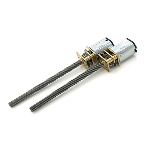 KUENCE GA12-N20 Mikro-Untersetzungsgetriebe-Gleichstrommotor mit Leitspindel 3V 6V 12V M4*55 15-30 U/min 50 U/min 60 U/min 100 U/min 150 U/min 200 U/min 300 U/min 500 U/min(3V-150RPM) von KUENCE