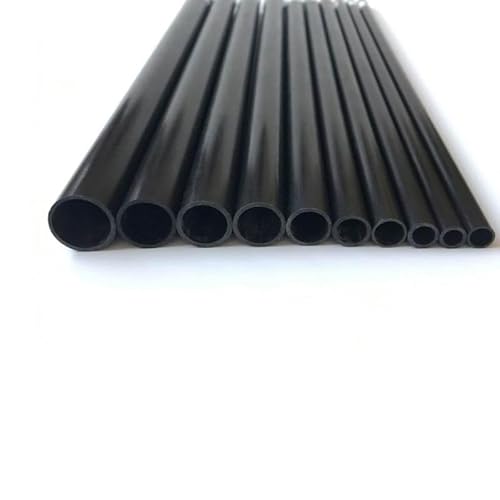 KUENCE Hohe Qualität Carbon Faser Rohr 2mm/2,5mm/3mm/4mm/5mm/6mm Hohl Rohr Carbon Rohr for Kite Modell RC Modell Flugzeug DIY Quadcopter (Color : 6mmX4.1mmx500mm) von KUENCE