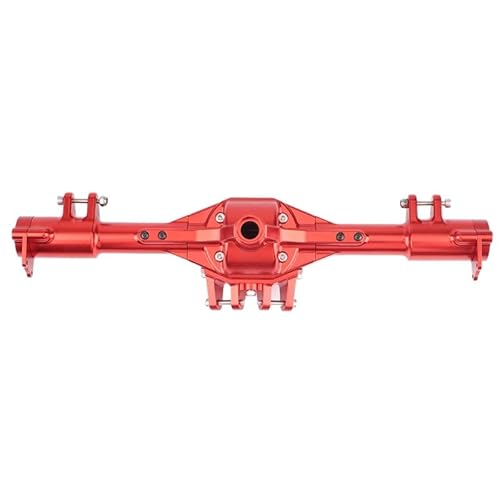 KUENCE Integrierte Hinterachsgehäusebrücke aus Metall for LOSI SUPER Baja Rey 1/6 Desert Truck RC Car Upgrade Parts(Rood) von KUENCE