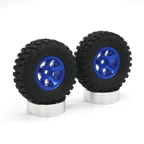 KUENCE Kompatibel mit FMS 1/18 Cool Road Ze RC Climbing Remote Control Car Metal Upgrade Zubehör Star Wheels Gegengewicht Radring(Zwart) von KUENCE