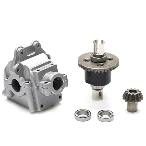 KUENCE Kompatibel mit for wltoys 144001 RC Car Upgrade Ersatzteile Metall vorne hinten Wave Box Shell 144001-1254(Set 2) von KUENCE
