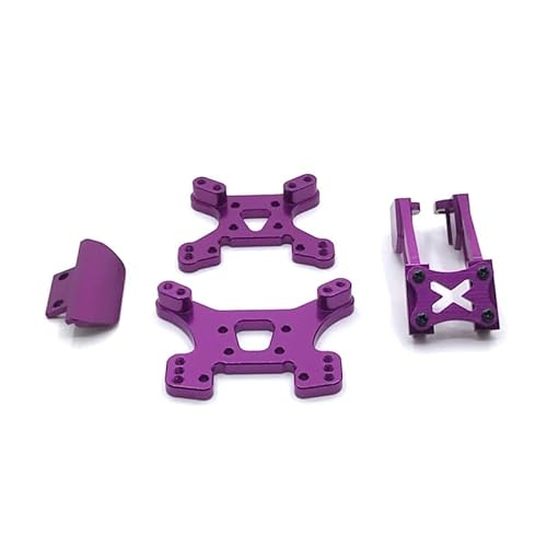 KUENCE Kompatibel mit for wltoys Metal Shock Mount Bumper Tail Mount 144001 144002 124017 124019(Q) von KUENCE