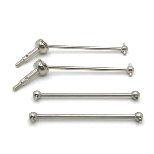 KUENCE Metal Upgrade RC Car Parts Front and Rear Dog Bone CVD Fit for WLtoys 124016-17-18 124019 144010-01 02 RC Car Accessories von KUENCE